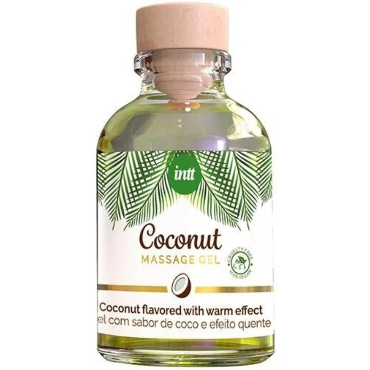 INTT Massage Gel Coconut veganský masážní gel (30 ml)
