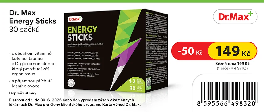 Dr. Max Energy Sticks 30 sáčků Dr. Max Energy Sticks 30 sáčků