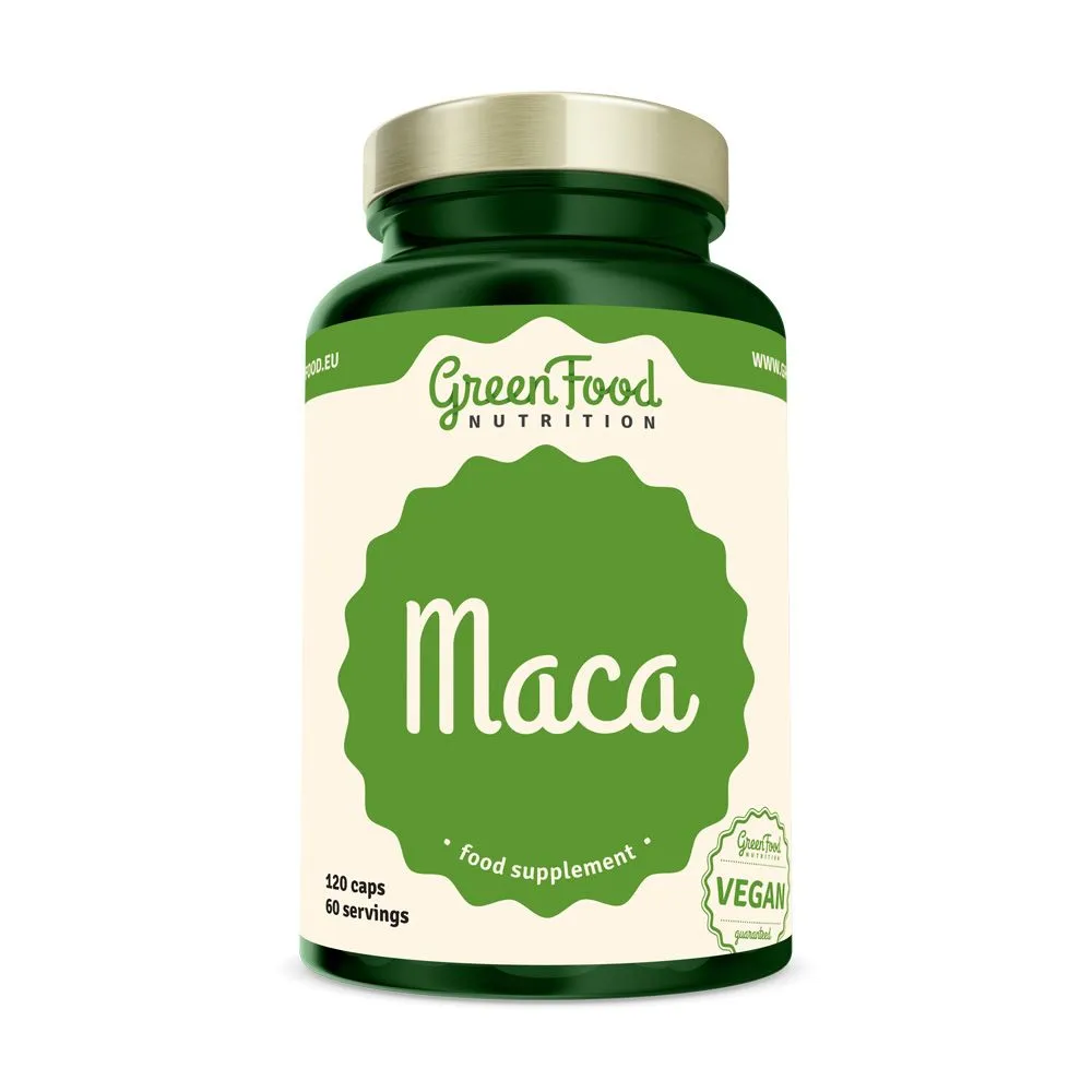 GreenFood Nutrition Maca 120 kapslí