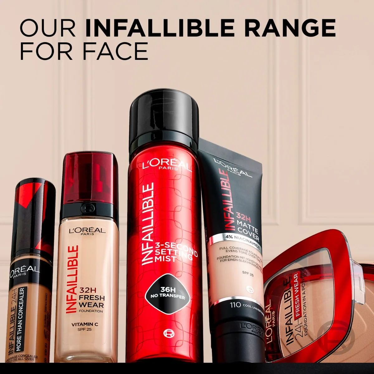 Loréal Paris Infaillible 24H Fresh Wear 130 Neutral make-up v pudru 9 g