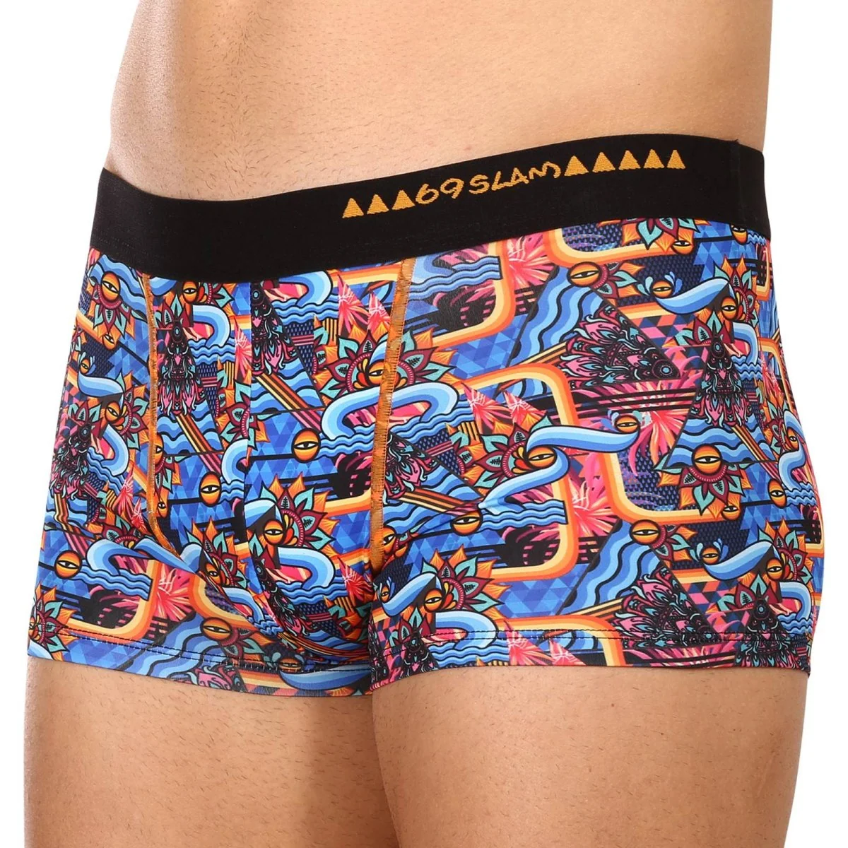 69SLAM Pánské boxerky hip alien eye (MSYALE-PO) L