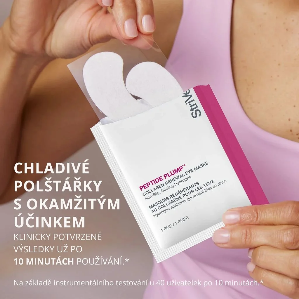 StriVectin Peptide Plump Collagen Renewal Eye Mask oční maska 6 ks