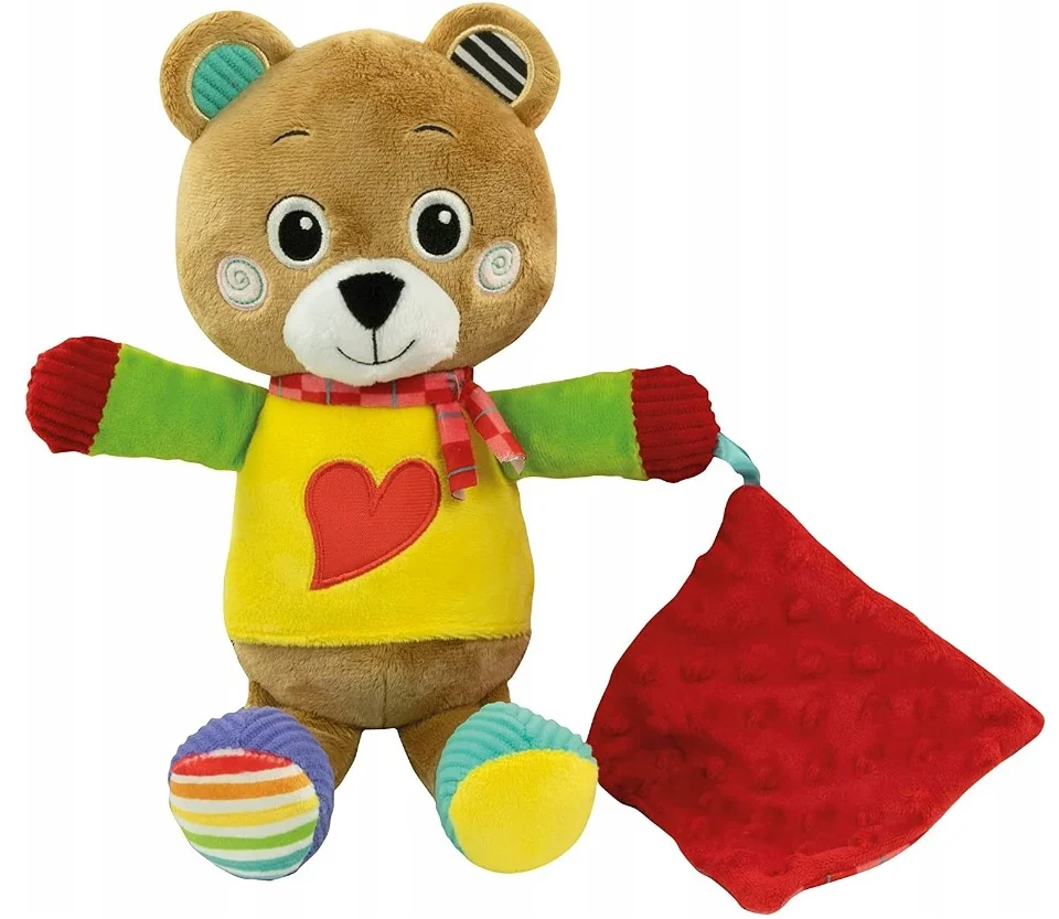 Clementoni Plyšový kamarád Medvídek Bob, 30 cm 