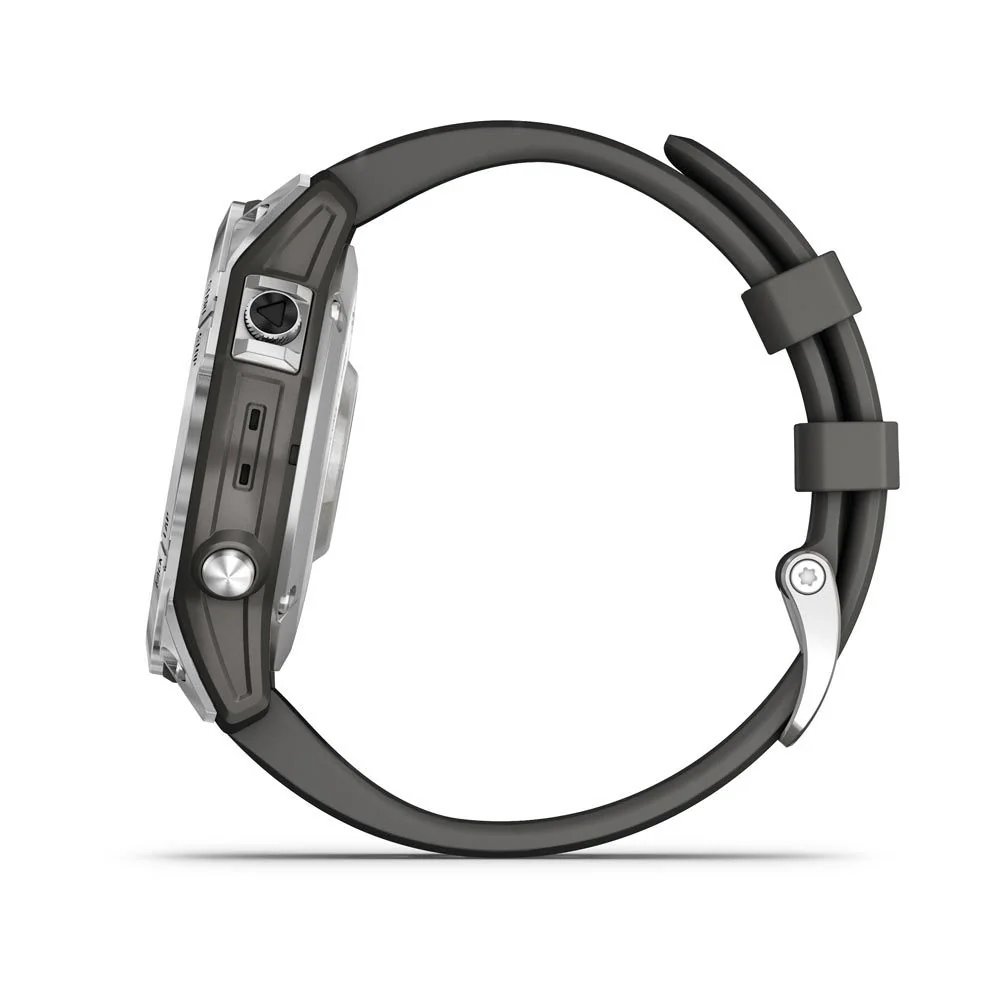 Garmin Fenix 7 Glass chytré hodinky Silver/Graphite
