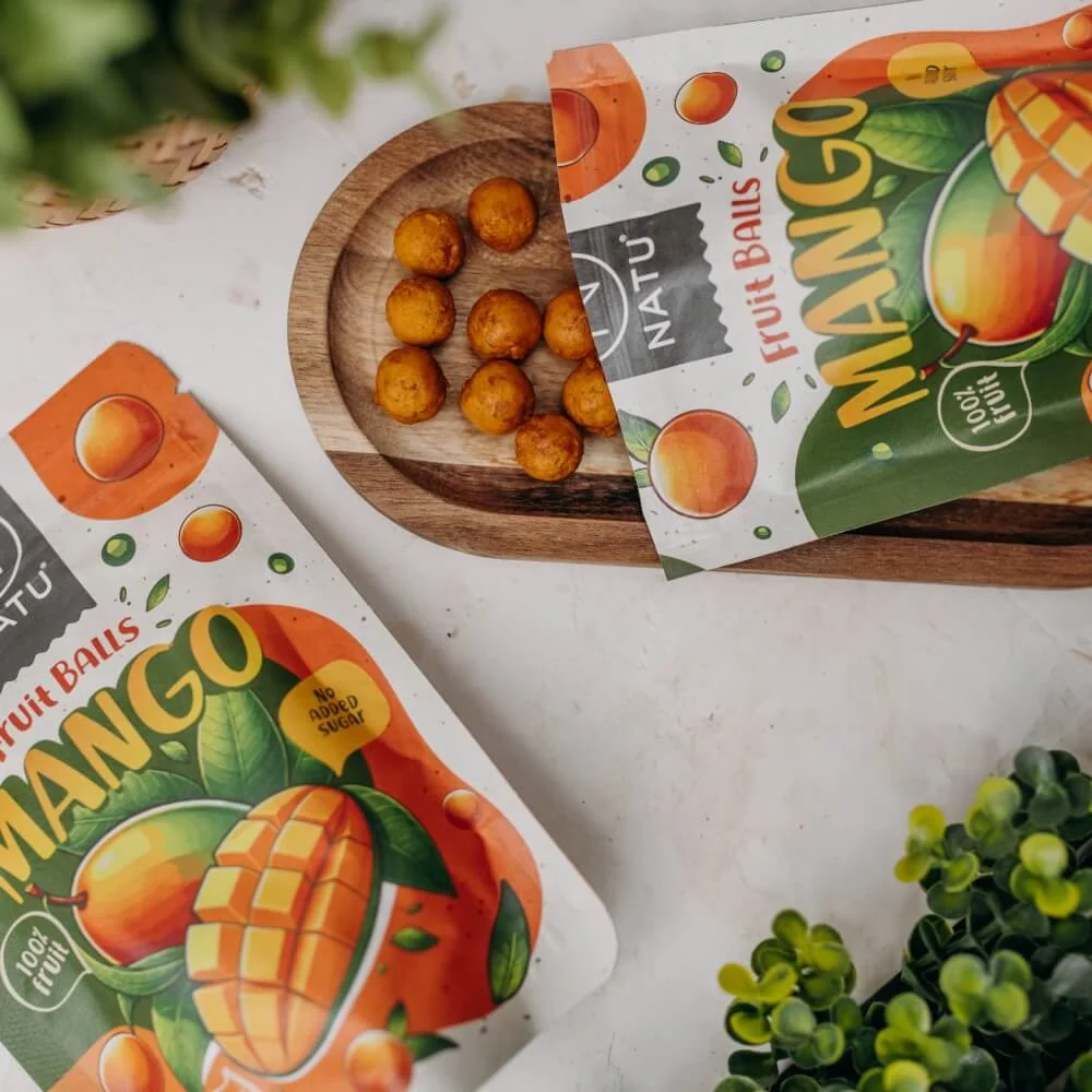 NATU Ovocné kuličky mangové 90 g