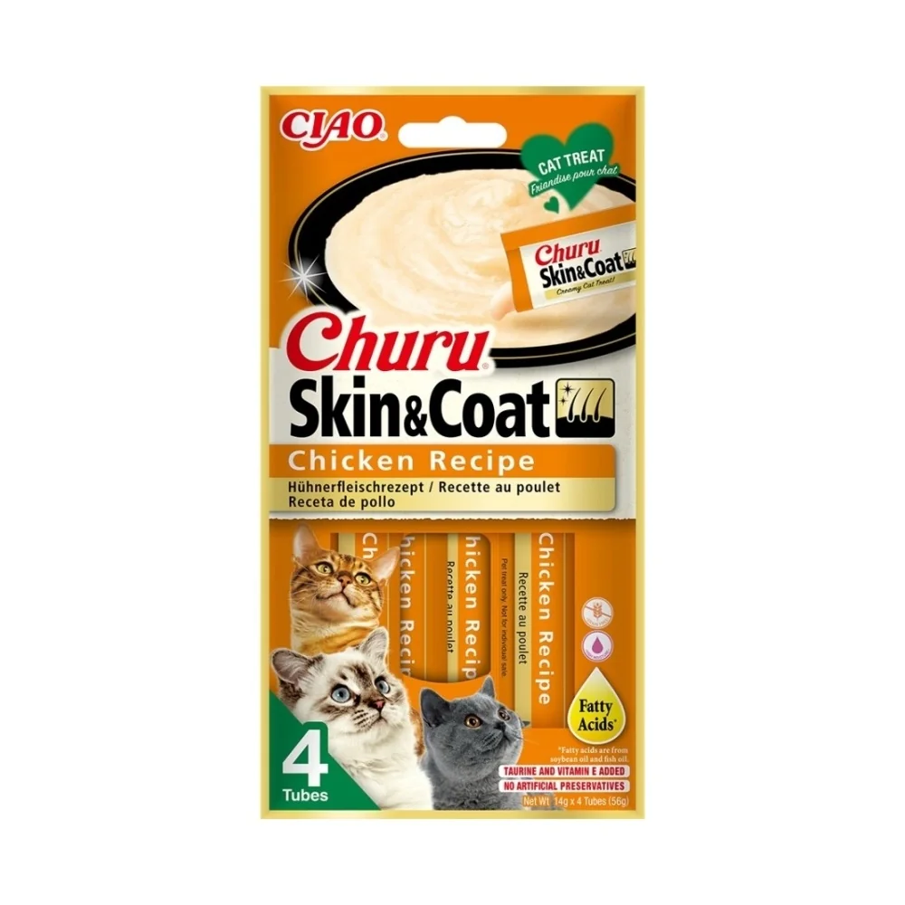 Ciao Churu Skin & Coat kuře 4x14 g
