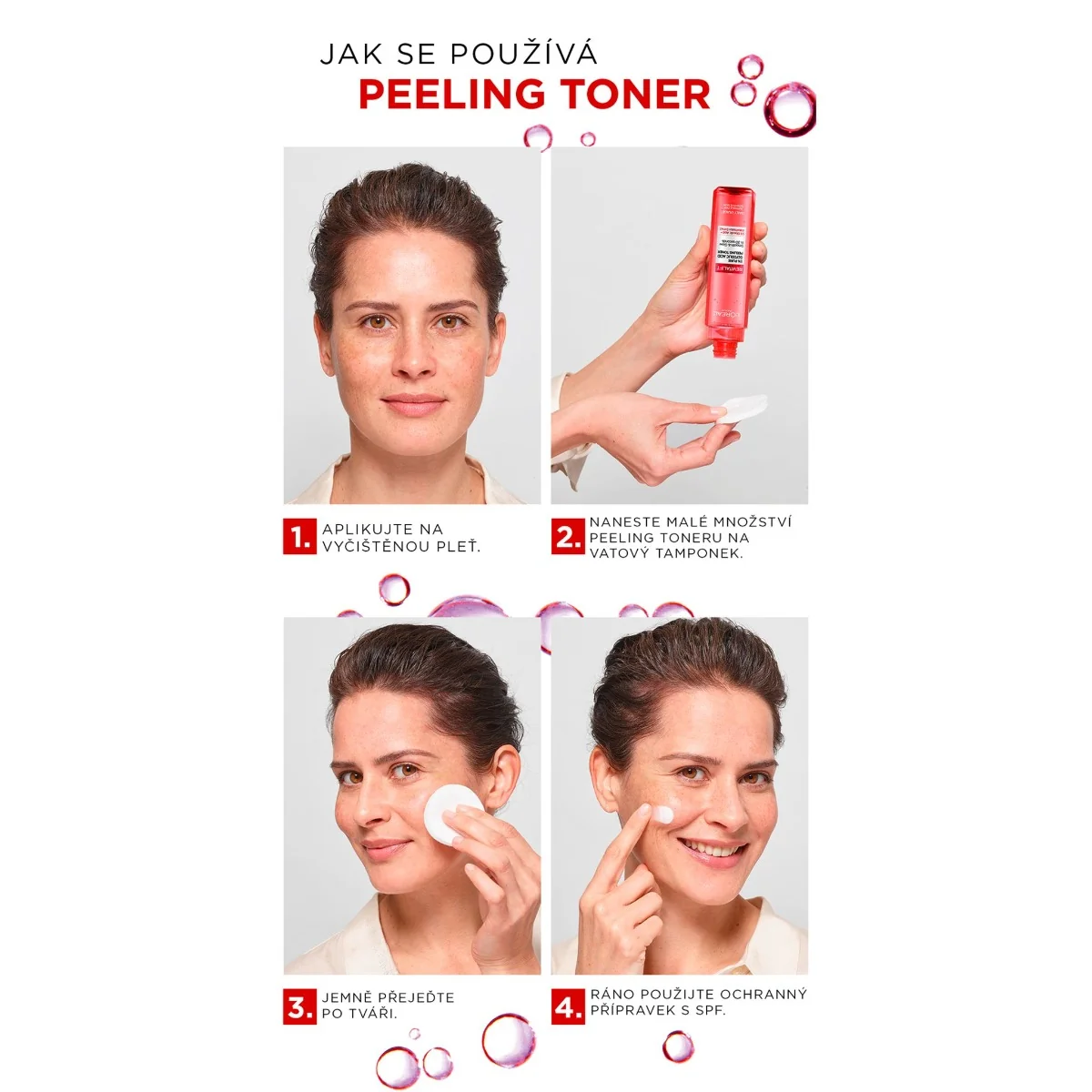 Loréal Paris Revitalift Glycolic exfoliační pleťové tonikum 180 ml