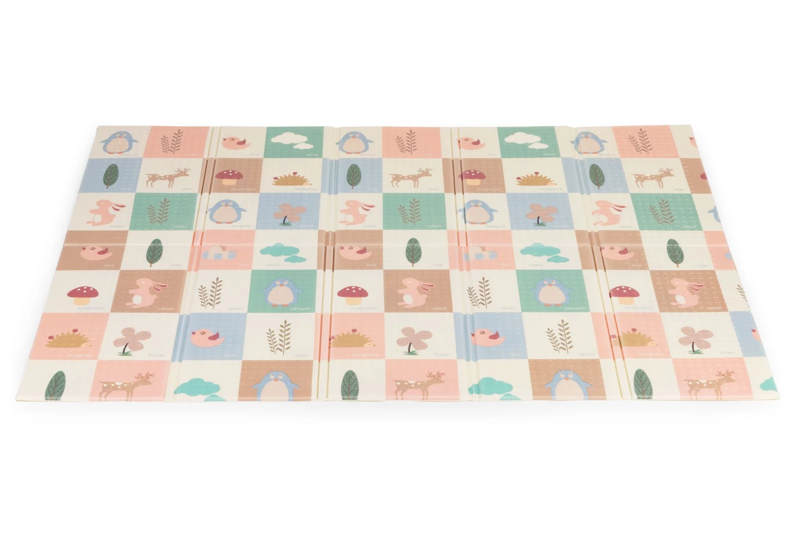 Toyz Oboustranná dětská pěnová podložka Happy Teddy, 200 x150cm