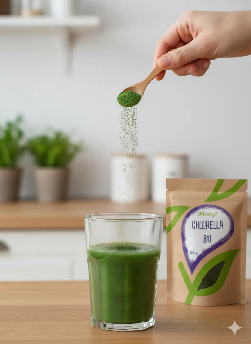 iPlody Chlorella prášek BIO 200 g