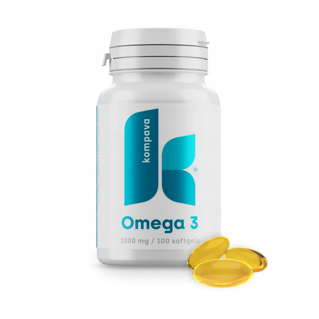 KOMPAVA Omega-3 mastné kyseliny 1000 mg 100 kapslí