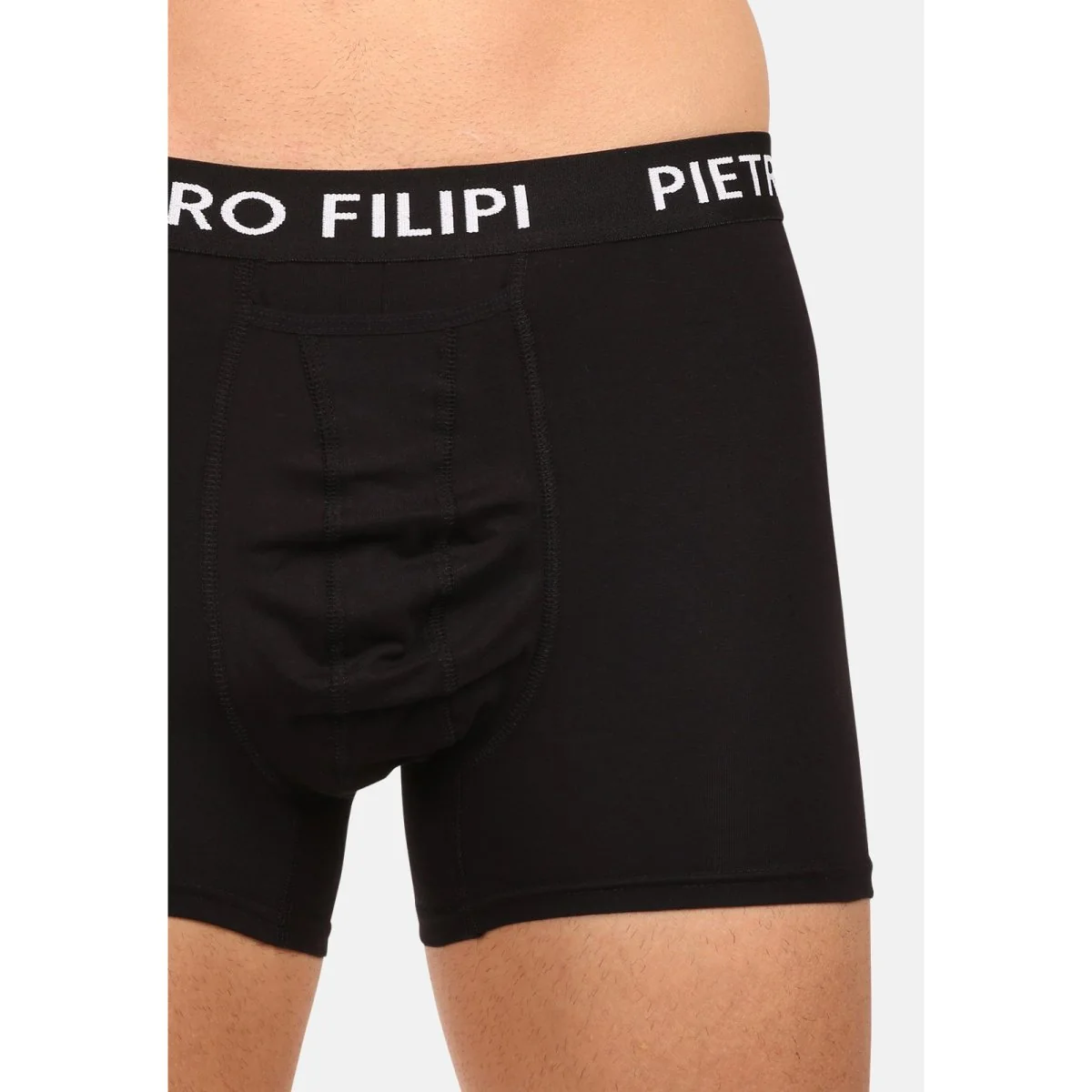 Pietro Filipi 2PACK pánské boxerky balls holder černé (2BCL002) L