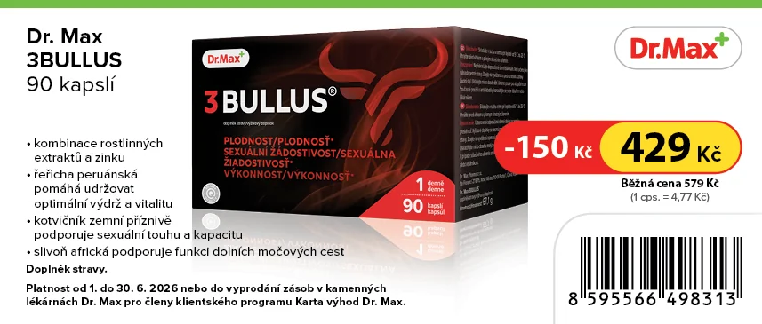 Dr. Max 3BULLUS 90 kapslí Dr. Max 3BULLUS 90 kapslí
