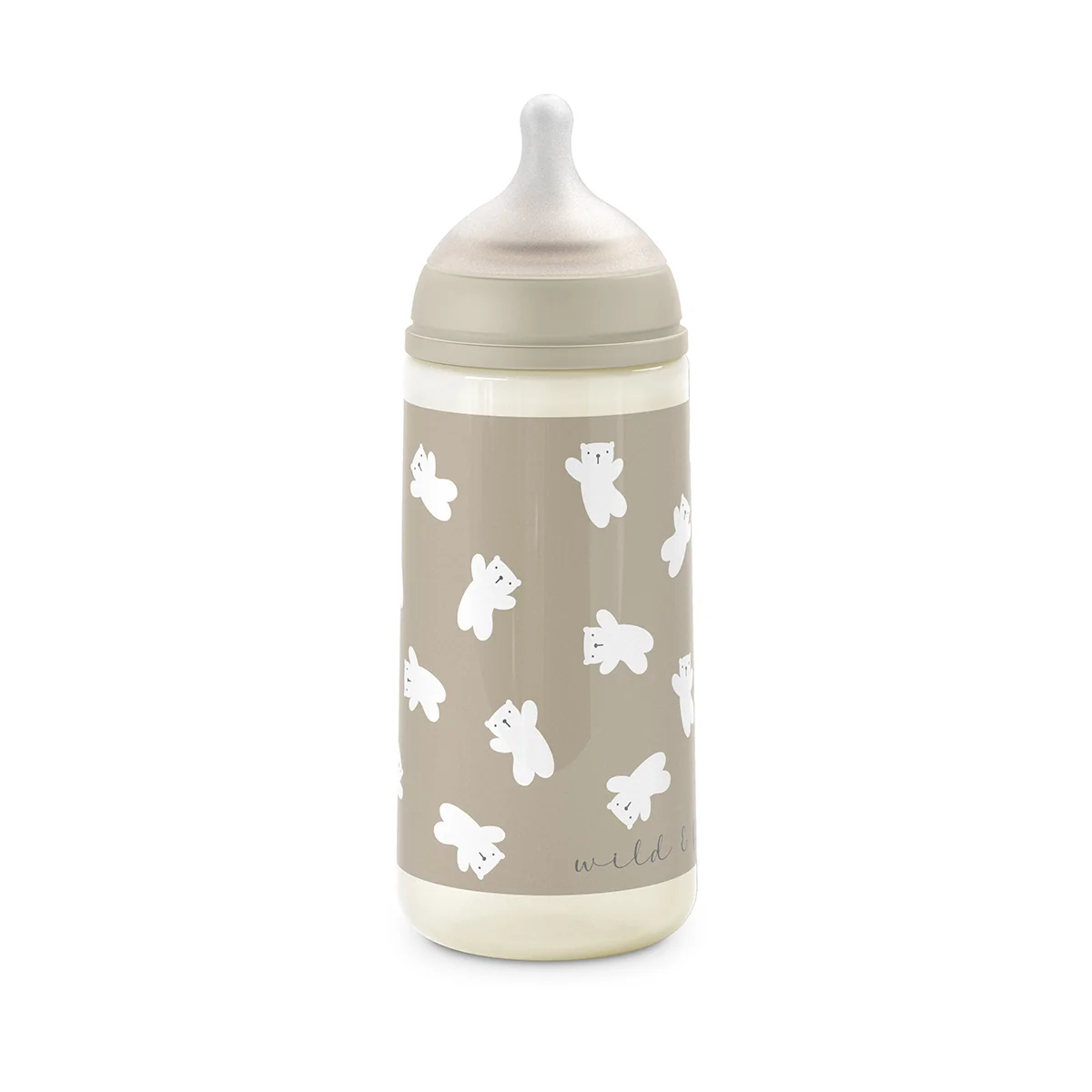 Suavinex Kojenecká láhev WILD&FREE L 360 ml 1 ks hnědá
