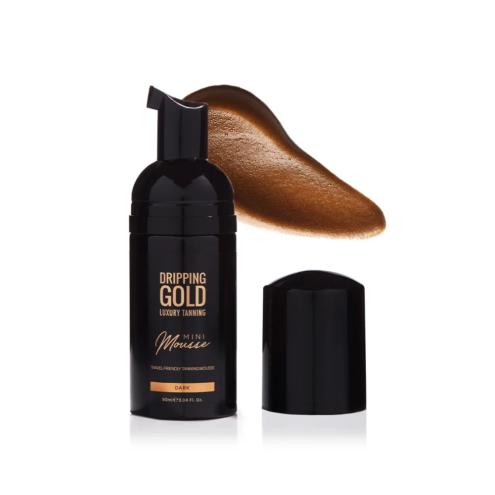 SOSU Dripping Gold Mini Mousse Cestovní samoopalovací pěna dark 90 ml