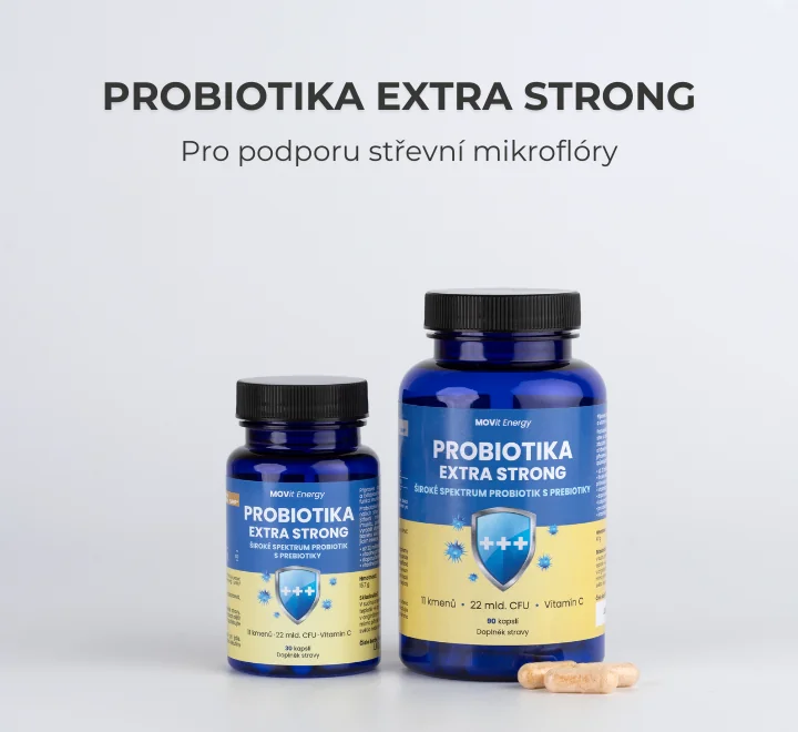 MOVit Energy Probiotika Extra Strong pro podporu střevní mikroflóry