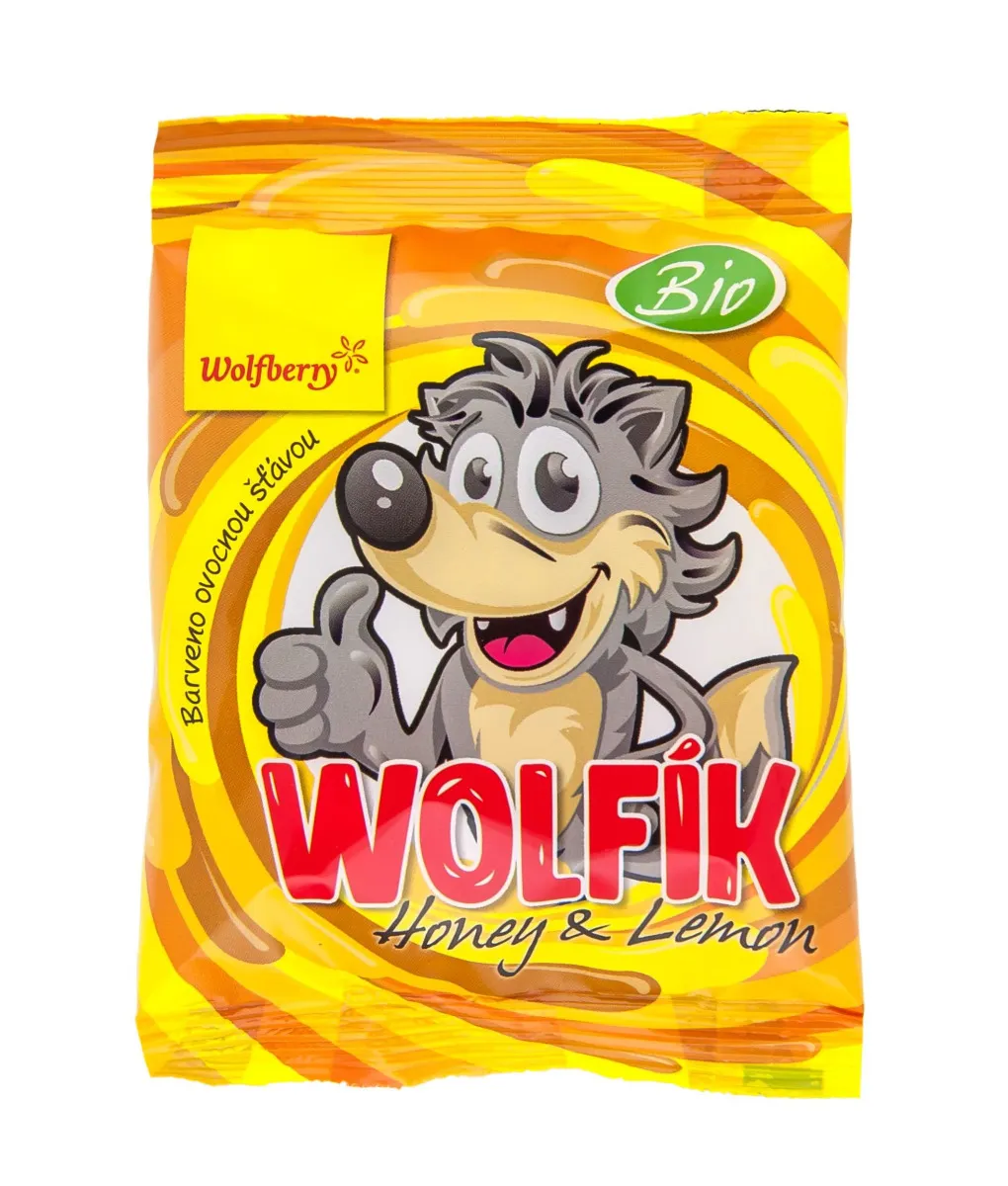 Wolfberry Wolfík Honey & Lemon BIO 70 g