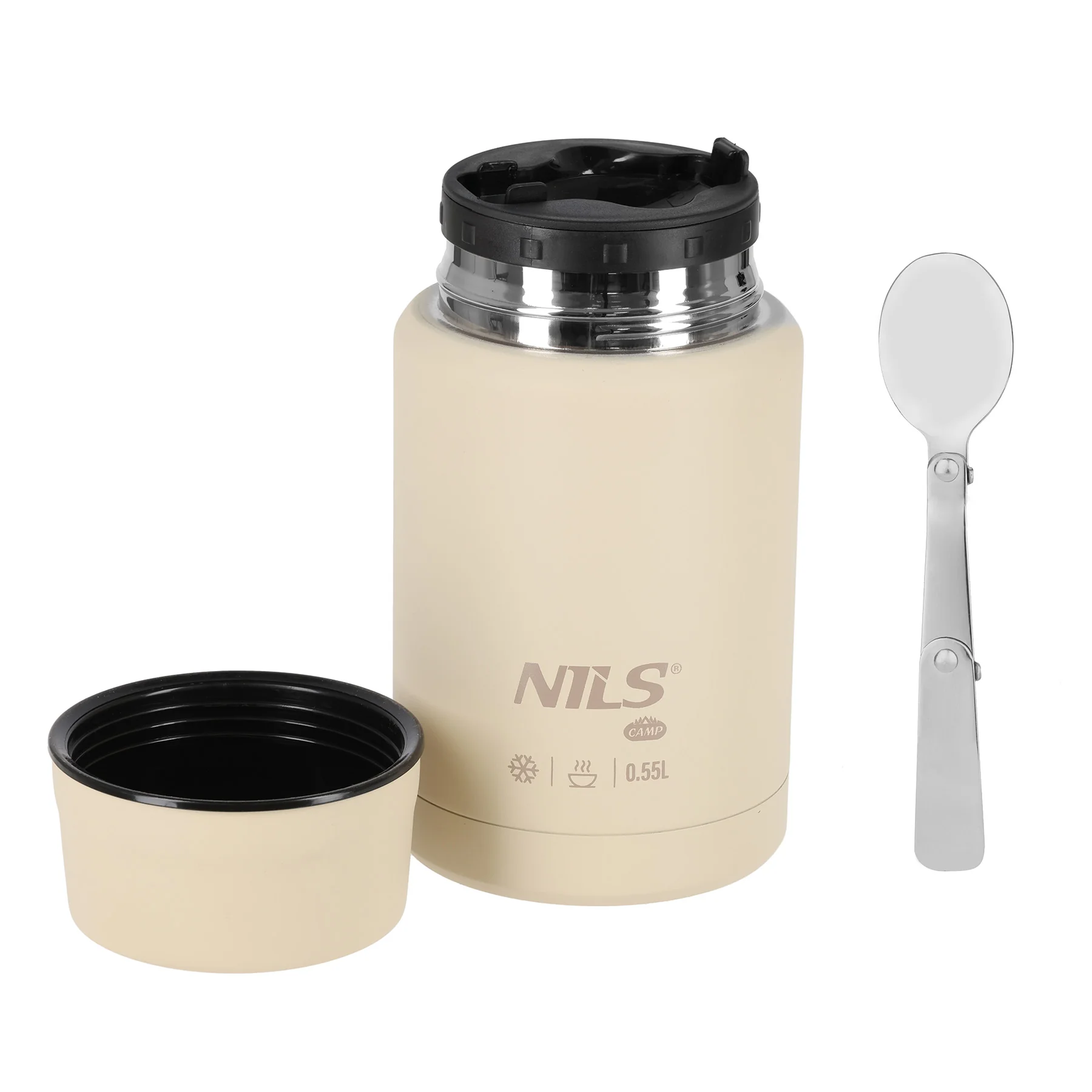 Nils Termoska na jídlo NC3807 béžová 550 ml