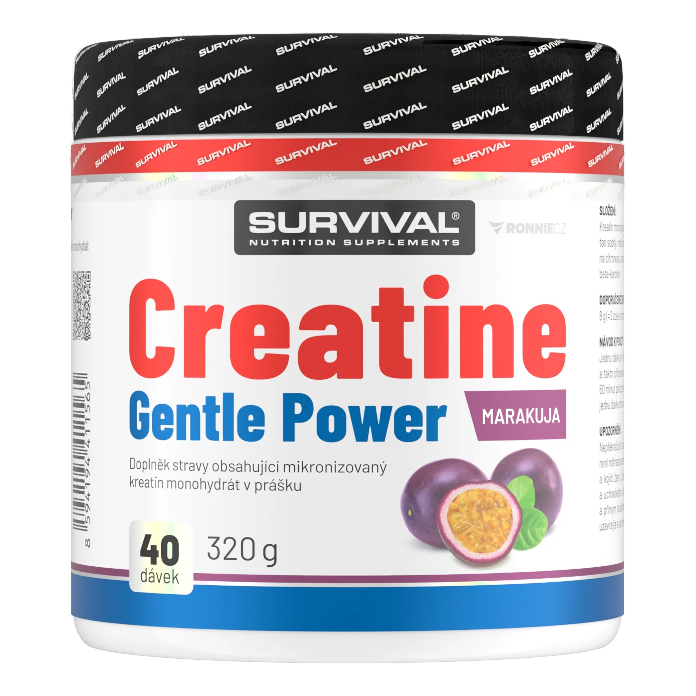 Survival Creatine Monohydrate Gentle Power 320 g marakuja