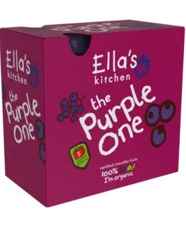 Ellas Kitchen BIO Ovocné pyré Purple One Borůvka kapsička 5x90 g