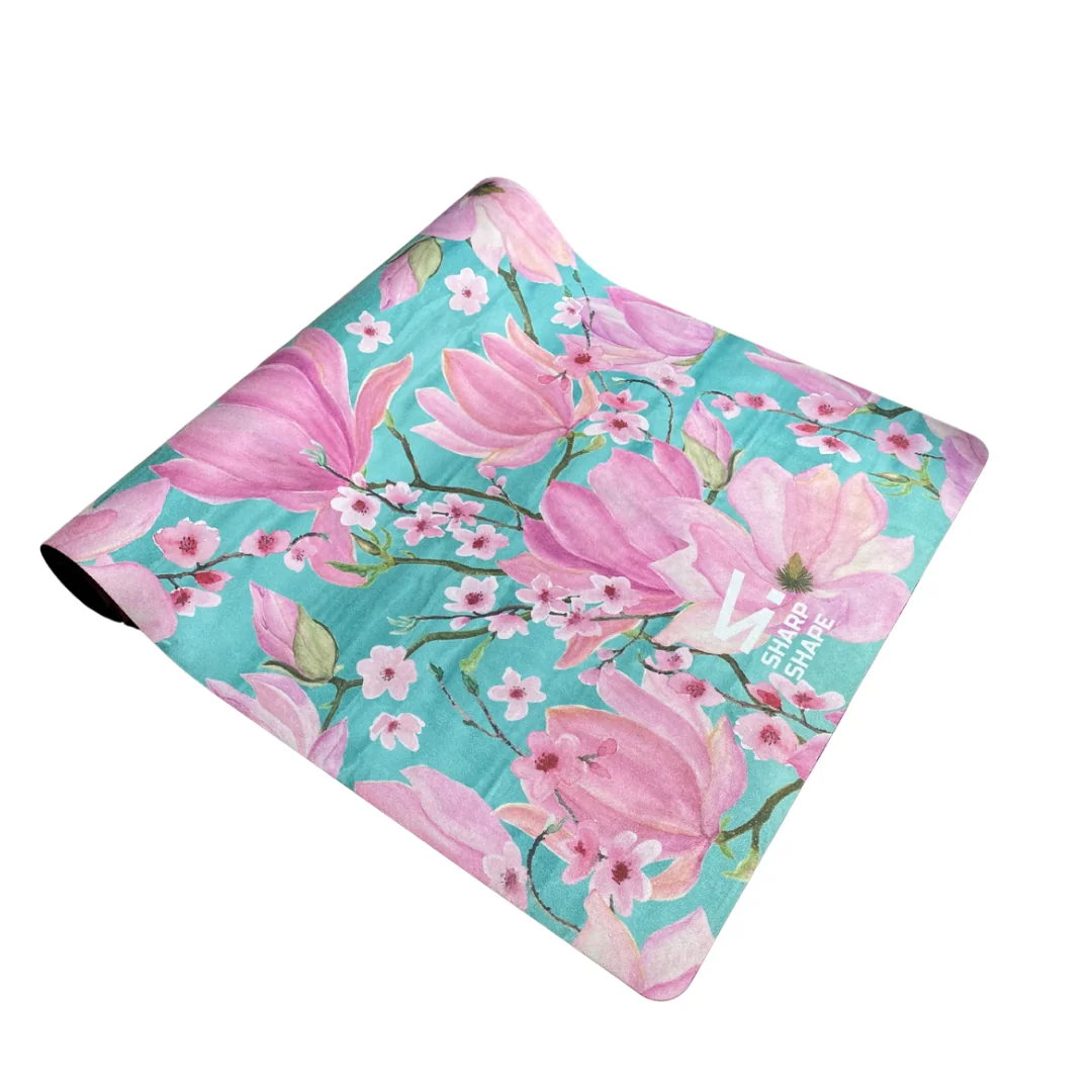 SharpShape Podložka na jógu ECO mat Bloom