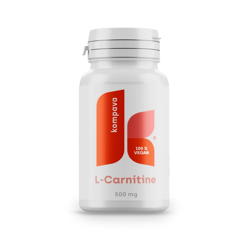 KOMPAVA L-karnitin 500mg/90 kapslí