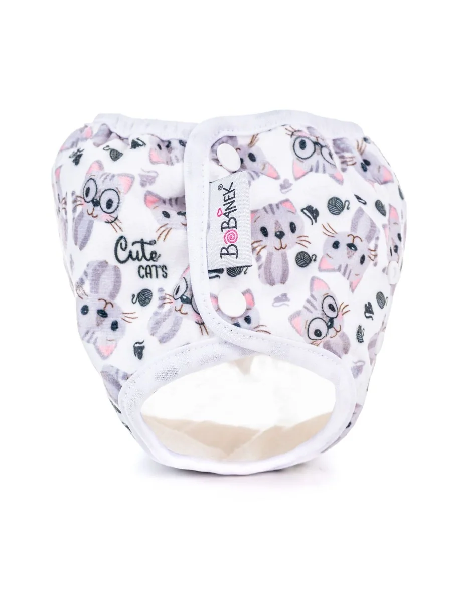 Bobánek Tréninkové kalhotky extra jemné 1 ks cute cats