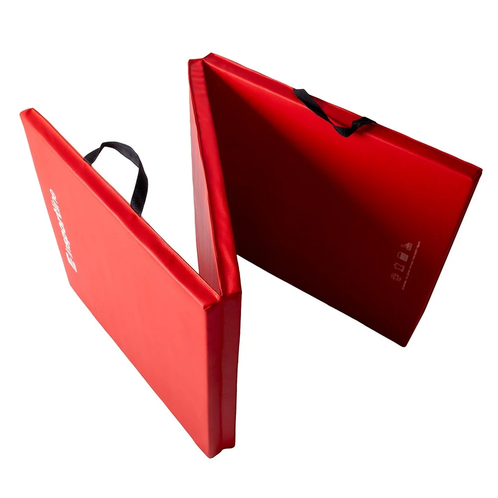 inSPORTline Skládací gymnastická žíněnka Trifold 180x60x3 cm červená