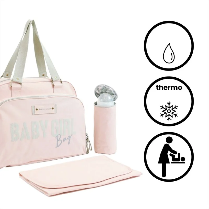 BABY ON BOARD přebalovací taška Simply Rose Vintage