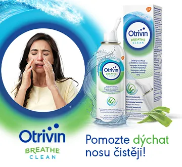 Otrivin Breathe Clean jemný nosní sprej s Aloe vera 100 ml