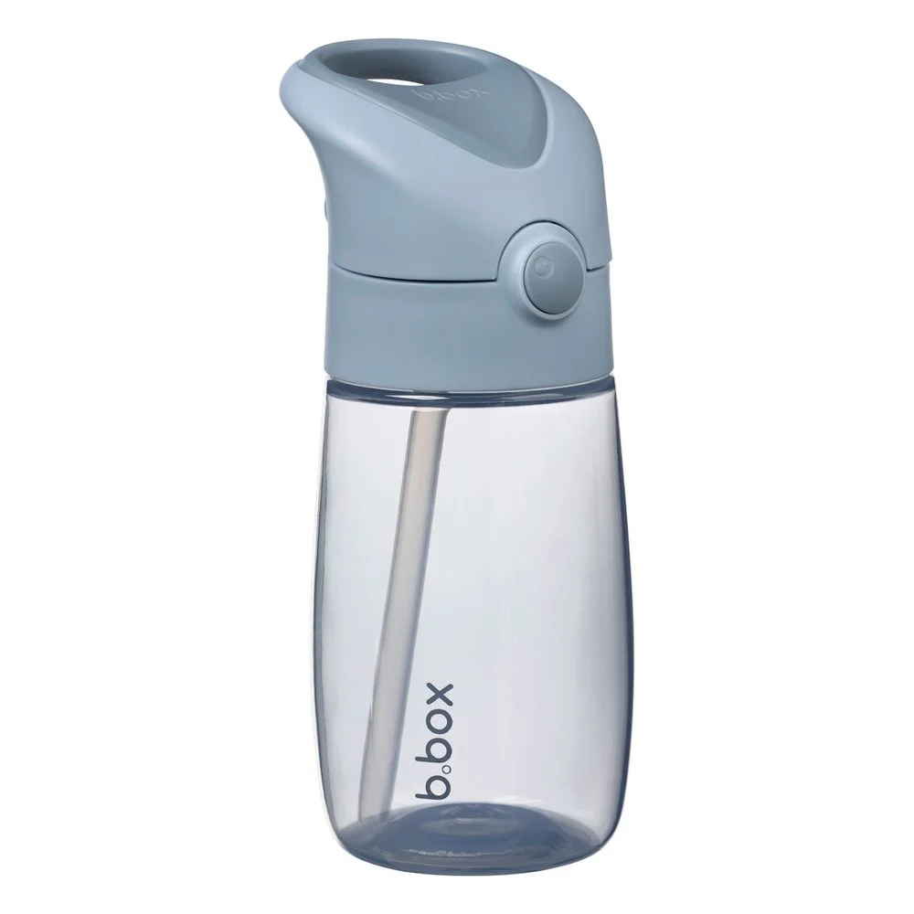 B.BOX Láhev na pití s brčkem Junior 380 ml - chill out