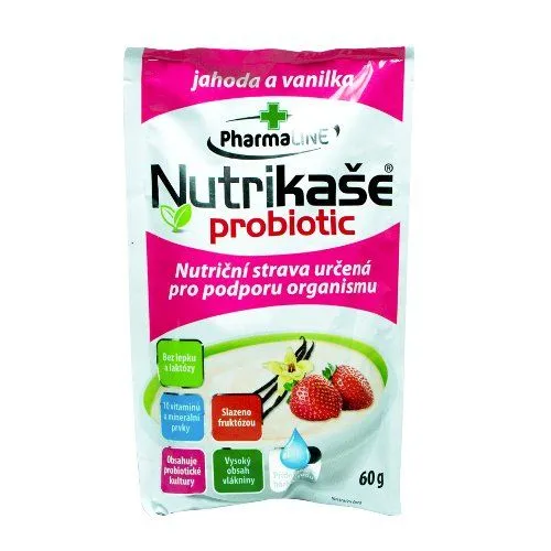 Nutrikaše probiotic s jahodami a vanilkou 60 g