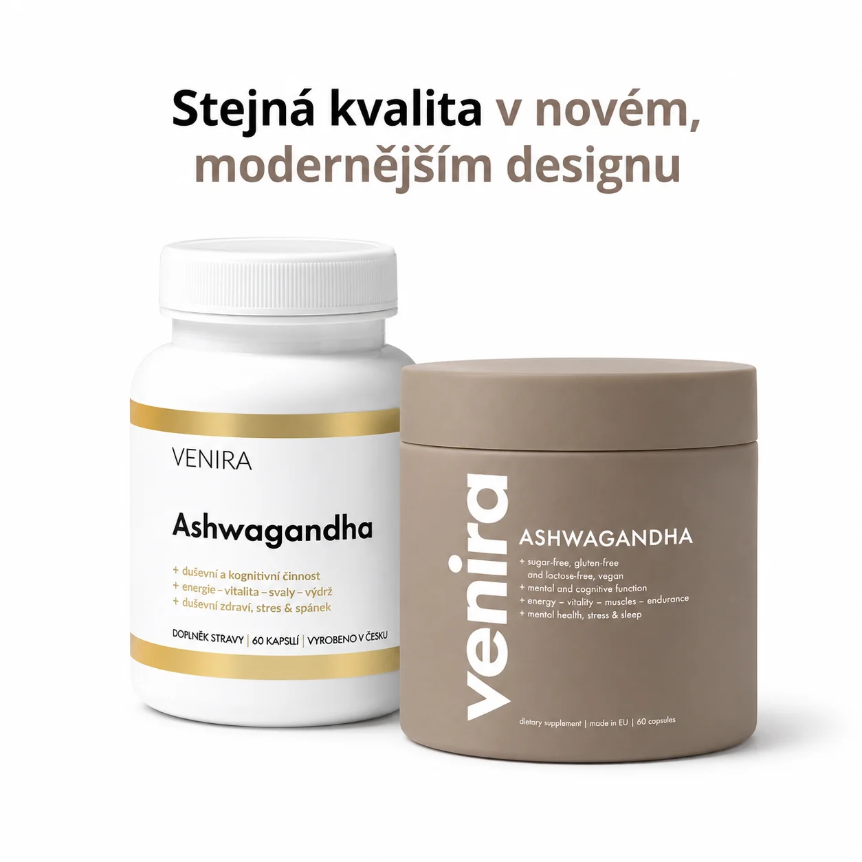 Venira Ashwagandha 60 kapslí