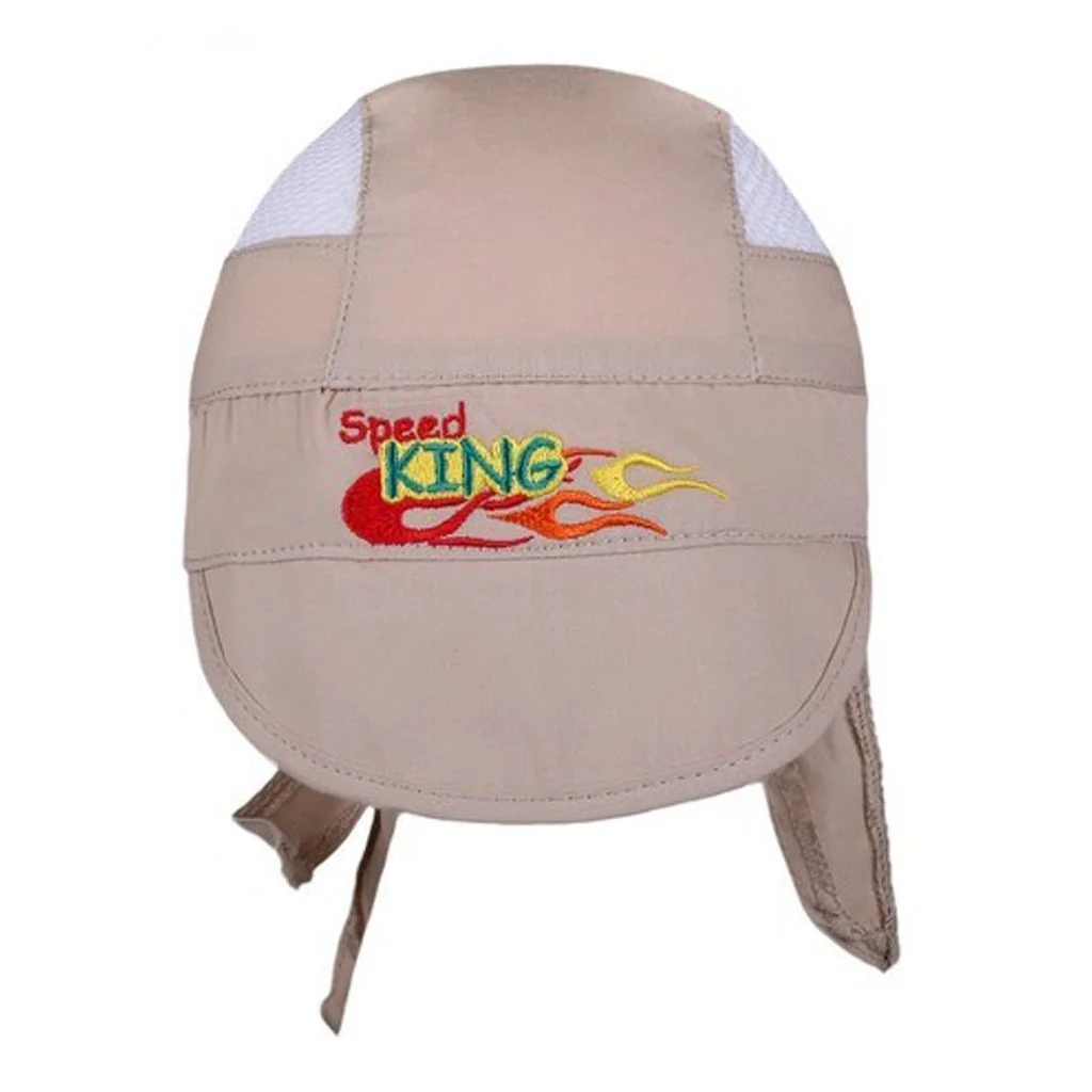 New Baby Letní dětská čepička-šátek  Speed King béžová, vel. 116 (5-6 let)