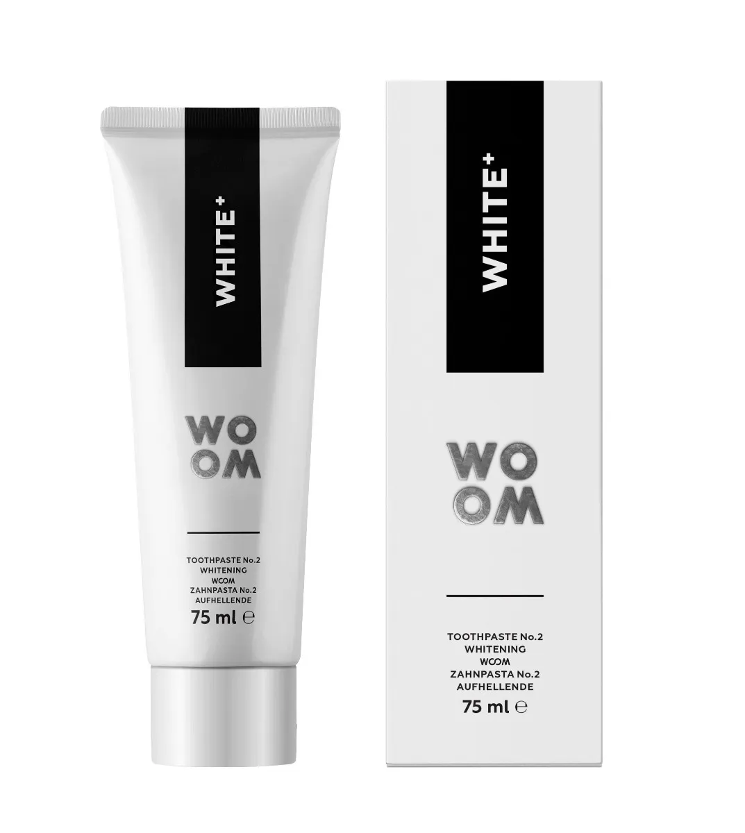 WOOM WHITE+ zubní pasta 75 ml