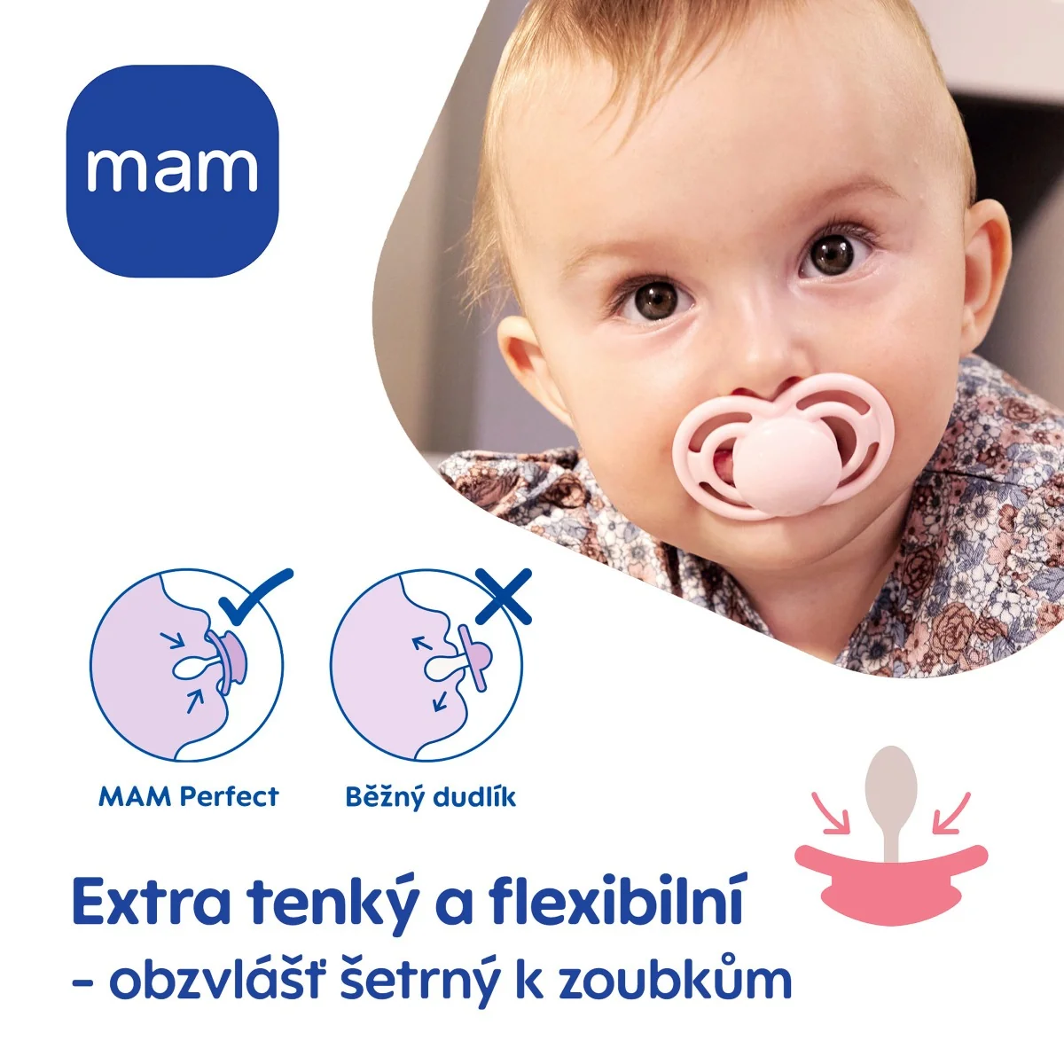 MAM Dudlík Perfect Night 6m+ 2 ks králíčci/slepičky