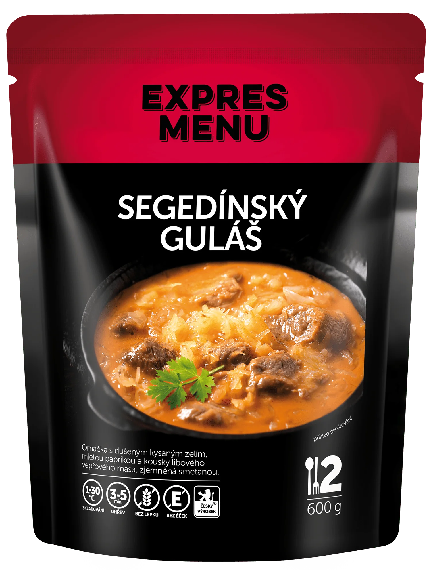 EXPRES MENU Segedínský guláš 600 g (2 porce)