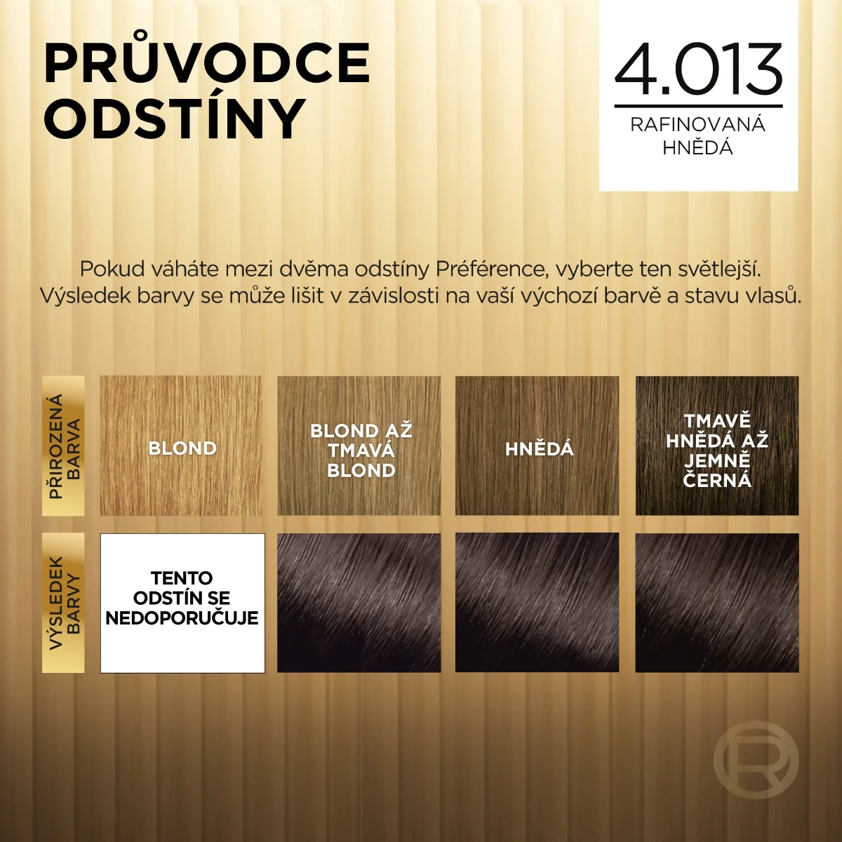 Loréal Paris Preference 4.013 rafinovaná hnědá