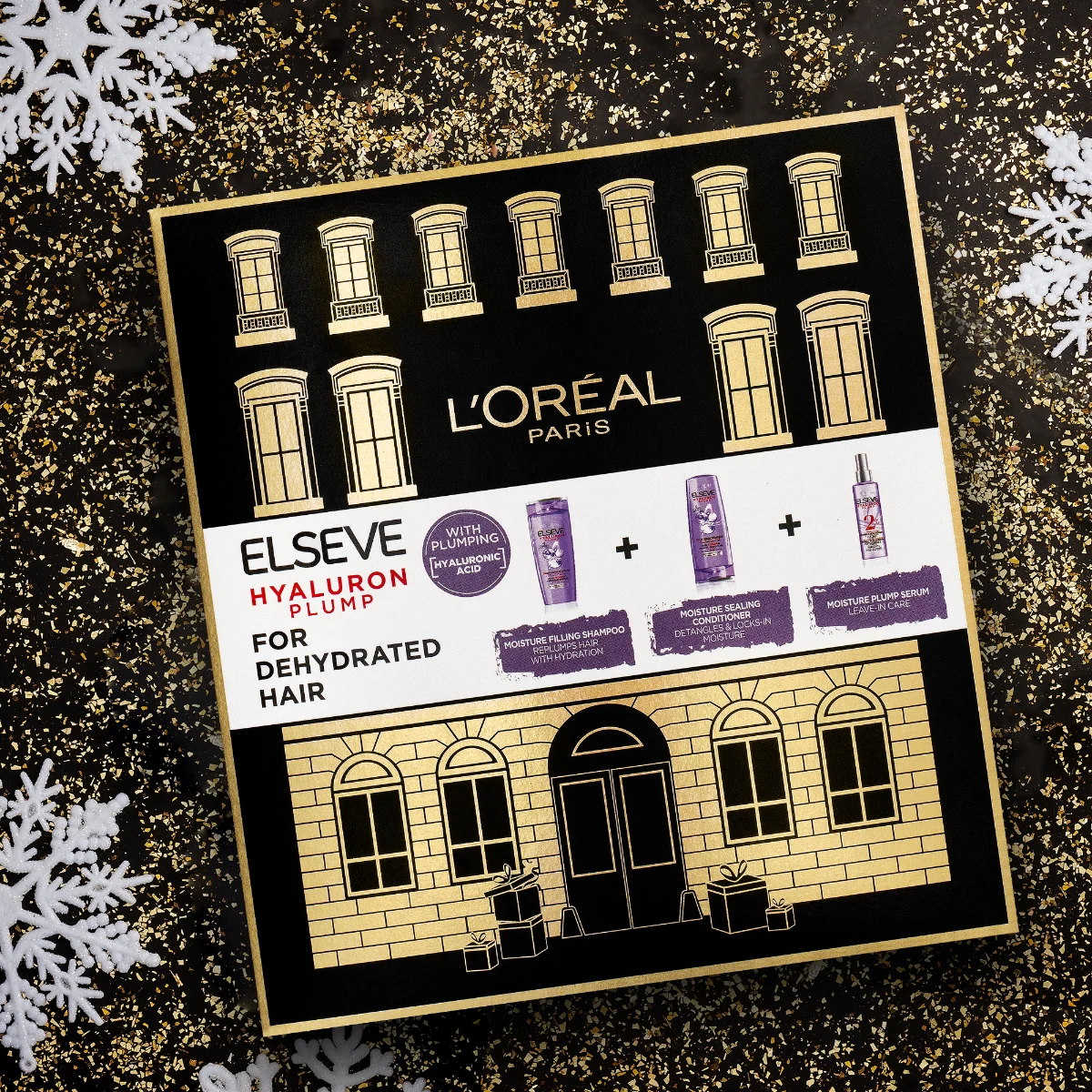 Loréal Paris Elseve Hyaluron Plump vánoční balíček