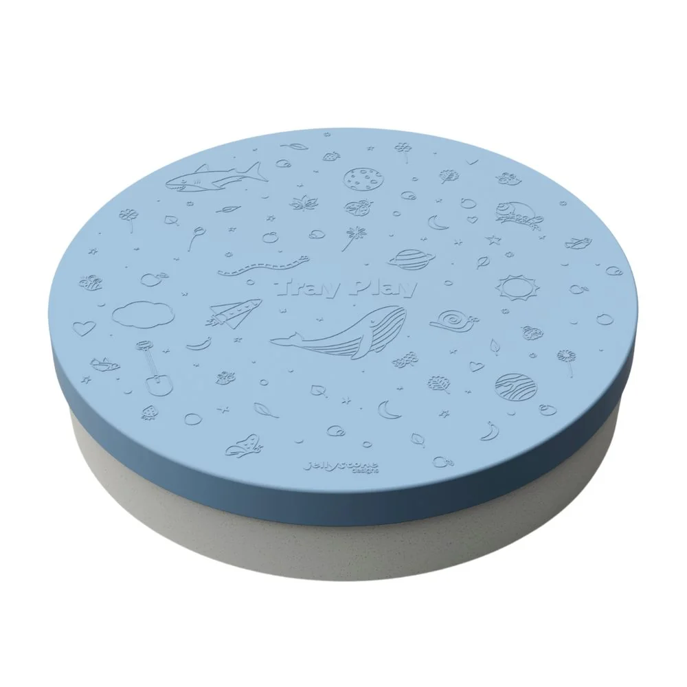 Jellystone Designs Senzorický třídící tác Play Tray, modrý