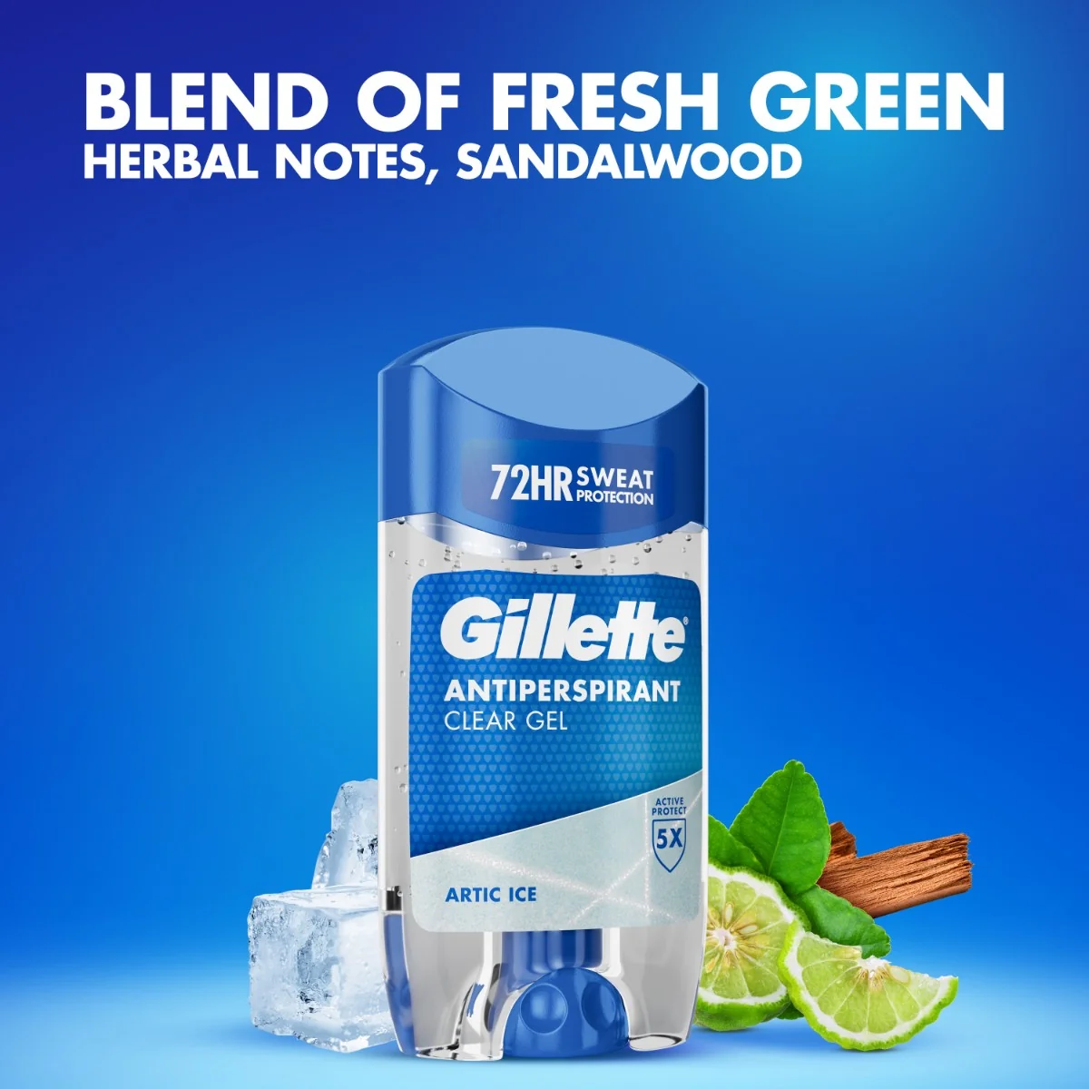 Gillette Arctic Ice Pánský gelový antiperspirant 70 ml