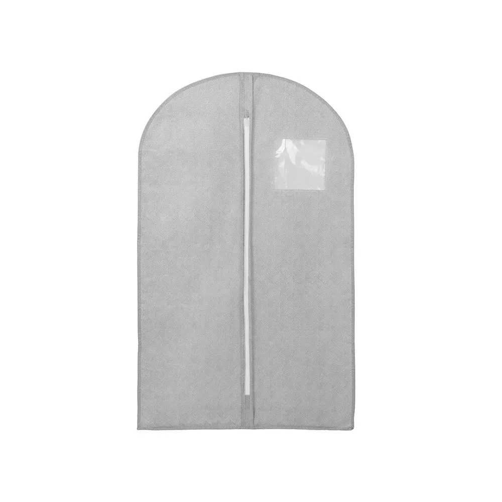 Compactor Boston 60 x 100 cm obal na obleky a krátké šaty šedý
