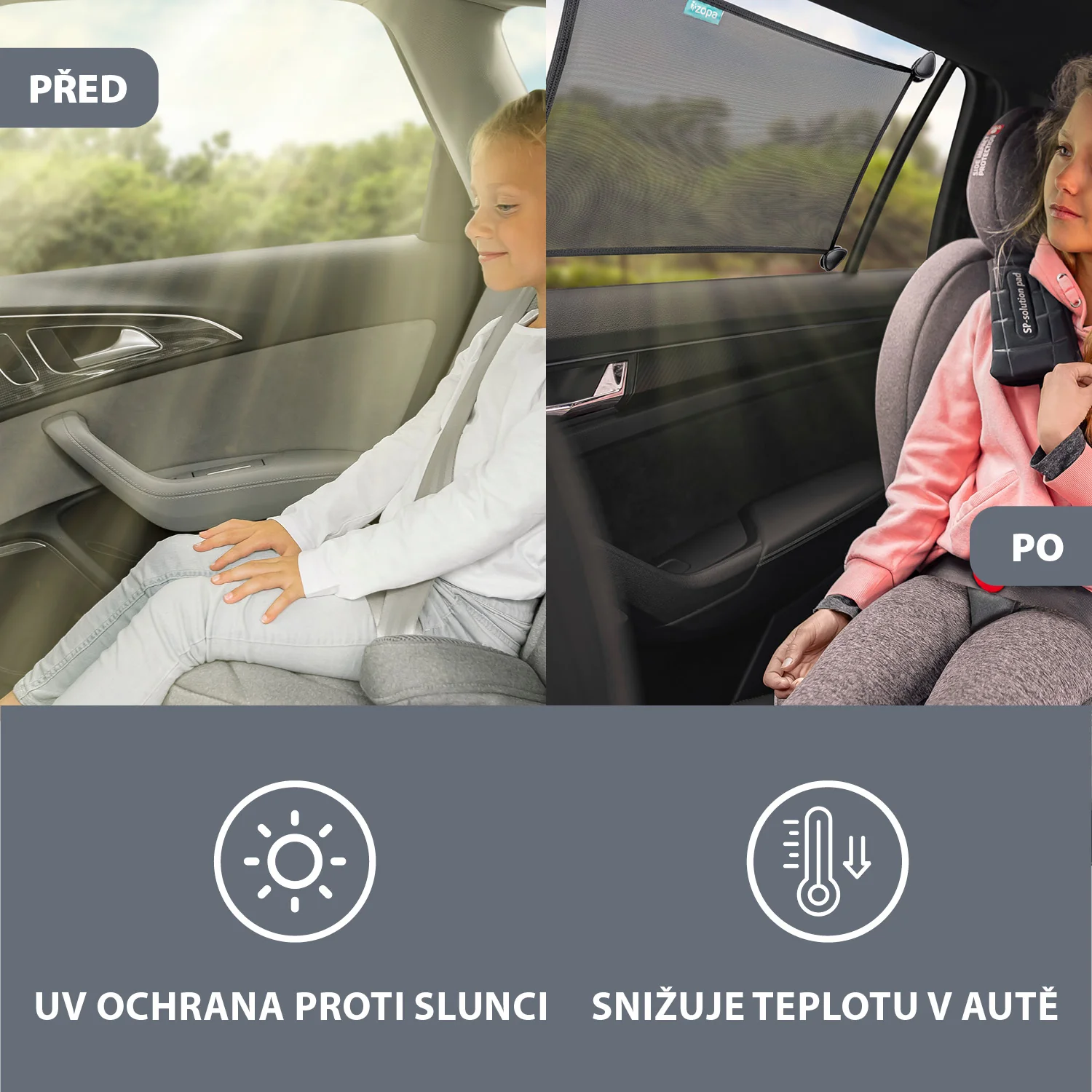 Zopa Flexibilní sluneční clona do auta 1