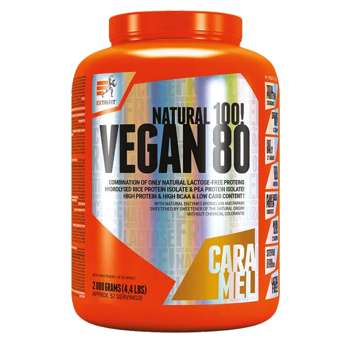 Extrifit Vegan 80 2000g - ledová káva
