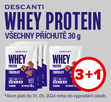 Descanti WHEY protein 3+1 (květen 2024)