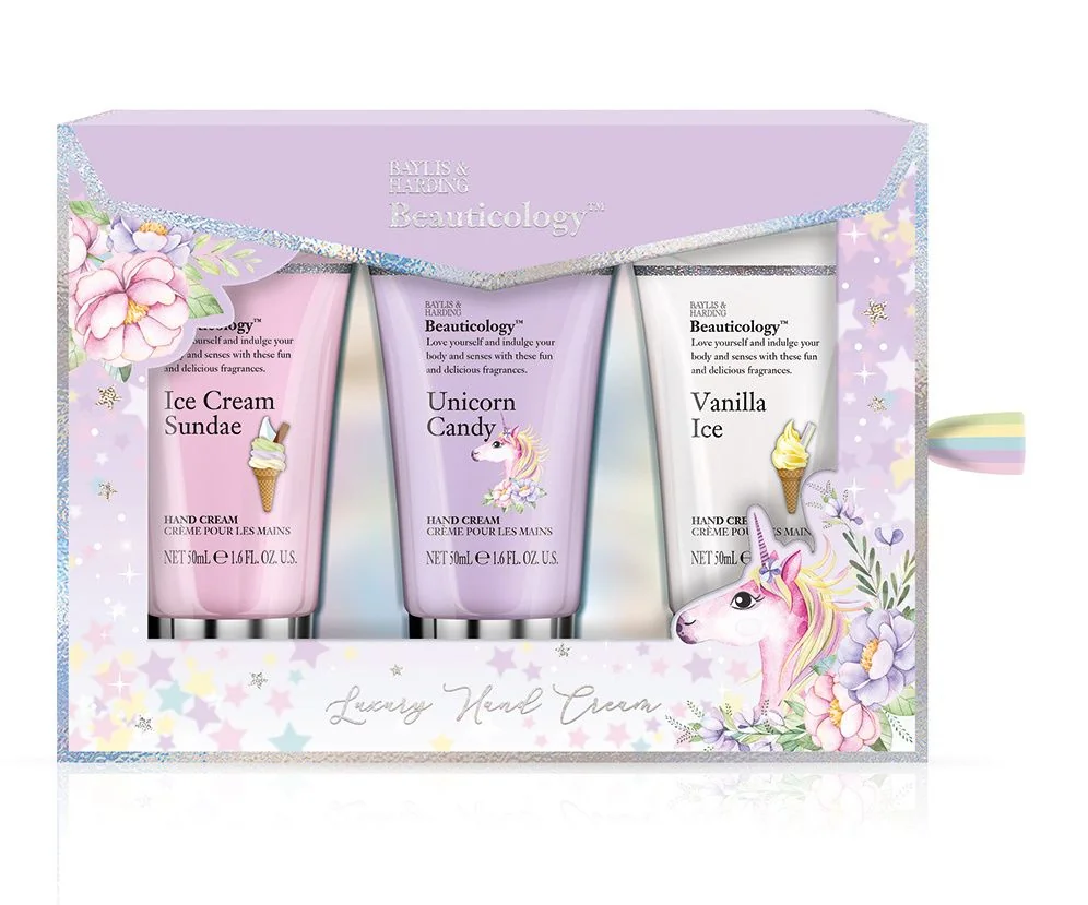 Baylis & Harding Jednorožec sada krémů na ruce 3 ks
