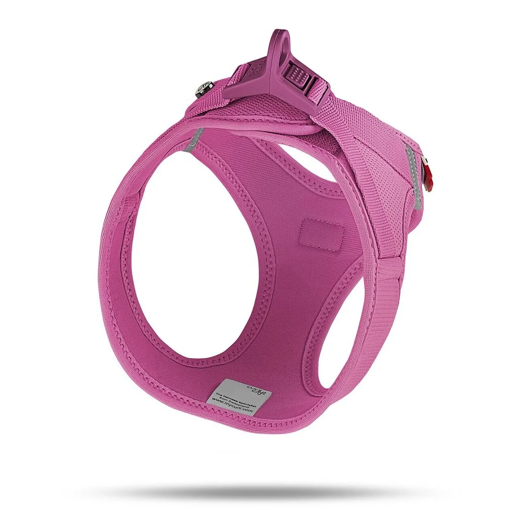 Curli Postroj pro psy se sponou Air-Mesh Fuchsia 2XS, 2-4 kg