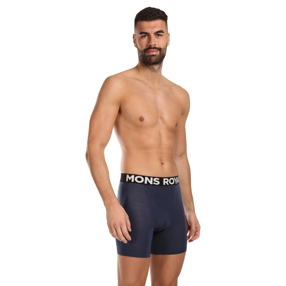Mons Royale Pánské boxerky merino modré (100088-1169-568) M