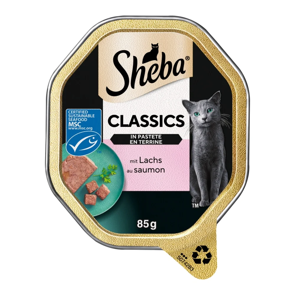 Sheba vanička s lososem 85 g