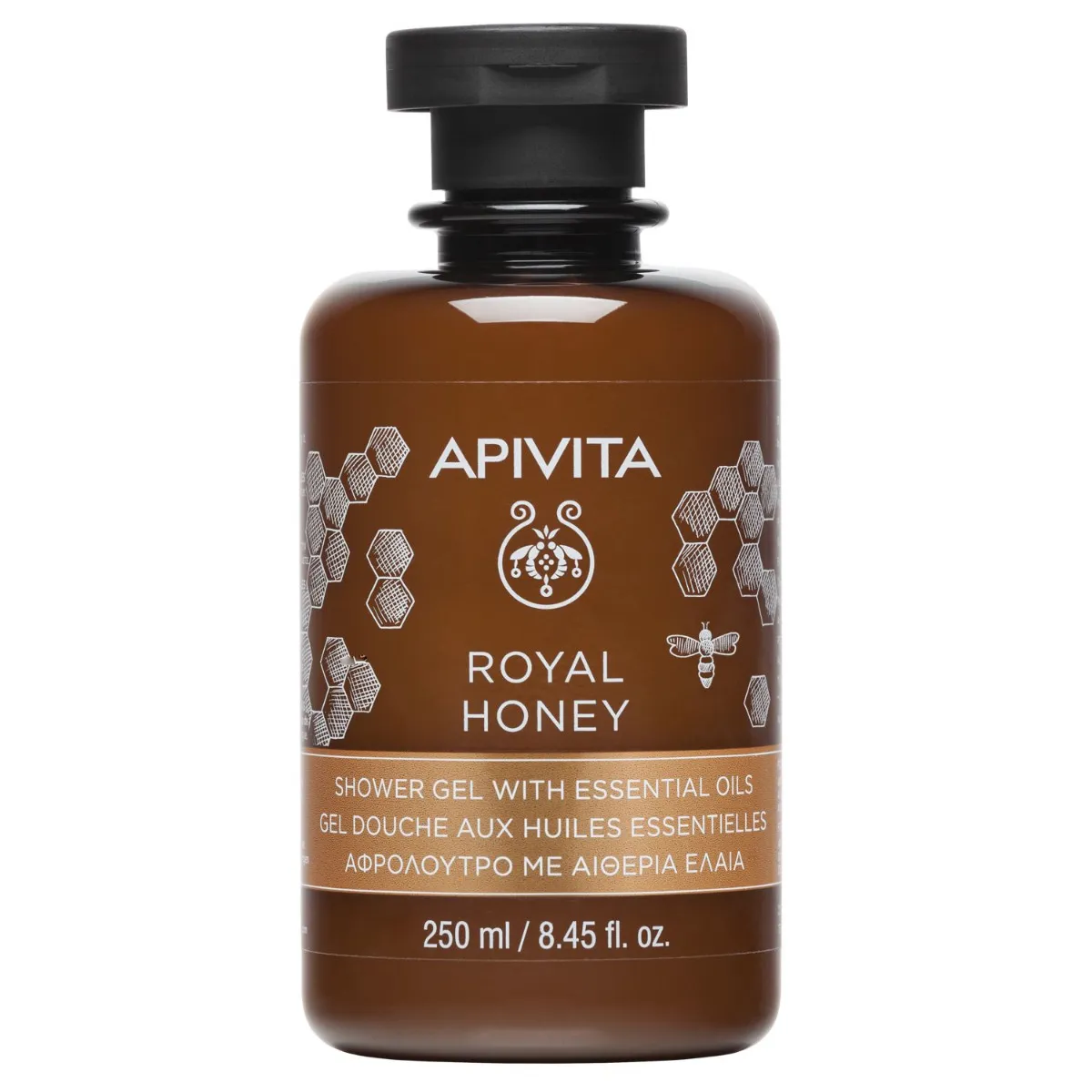 APIVITA Royal Honey sprchový gel s esenciálními oleji 250 ml
