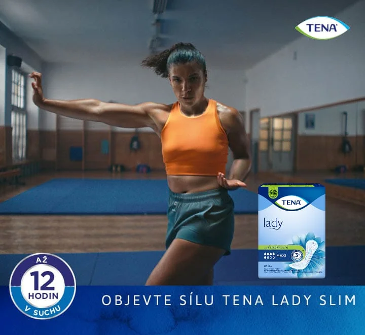Objevte sílu Tena Lady Slim. Tena Lady Normal inkontinenční vložky 12 ks Objevte sílu Tena Lady Slim. Tena Lady Normal inkontinenční vložky 12 ks